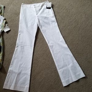 White Doncaster dress pants